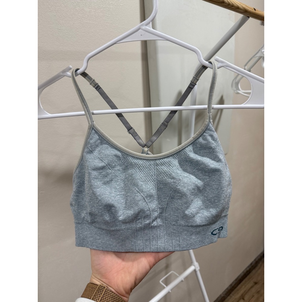 Grey Athleisure Light Support Sportsbra Champion Size Small